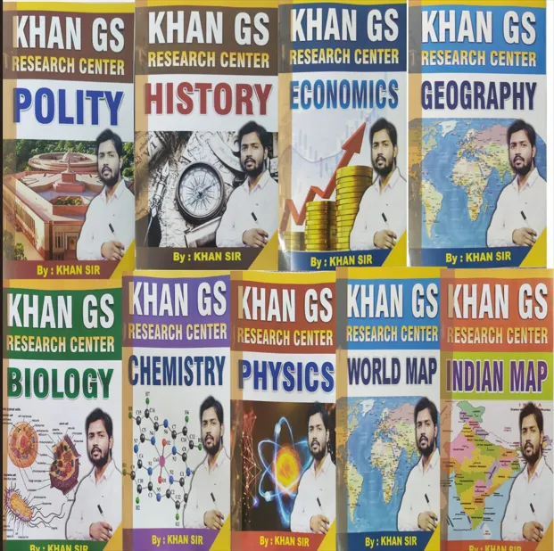 KHAN SIR ALL CLASS NOTES (PACK OF 9)