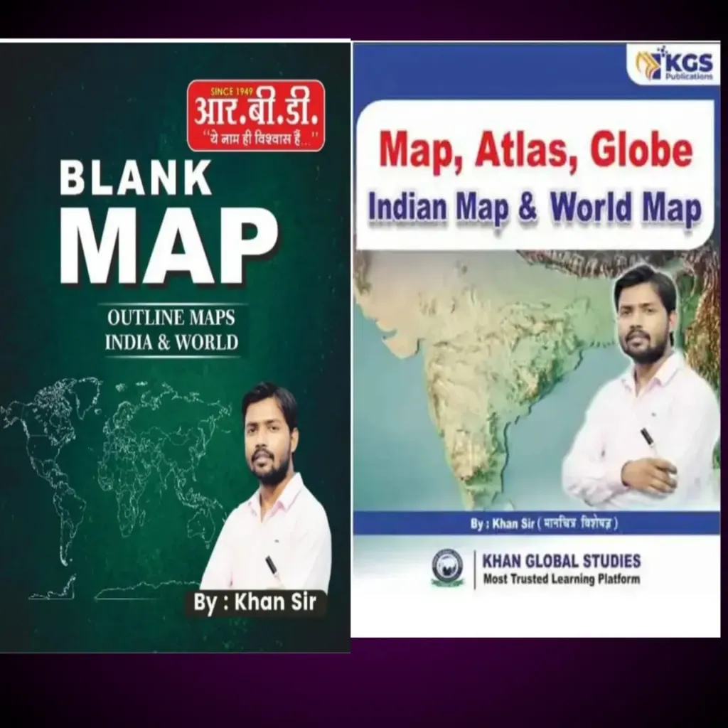 KHAN SIR BLANK MAP & MAP ATLAS GLOBE INDIAN MAP & WORLD MAP